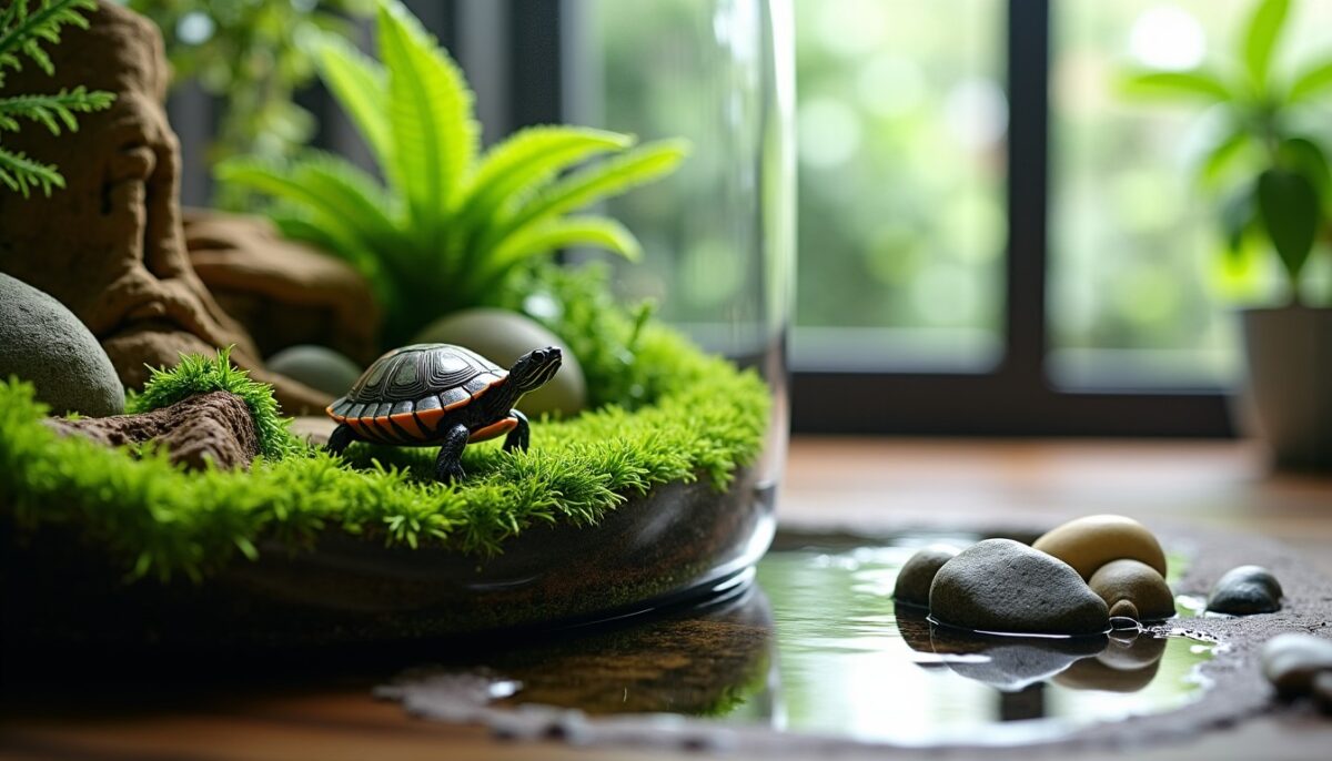 Terrarium pour tortue : guide complet pour sélectionner et aménager un habitat idéal